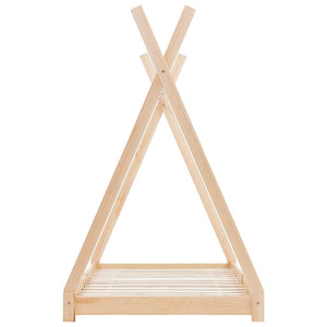 vidaXL Kids' Bed Frame Solid Pine Wood 70 x 140 cm