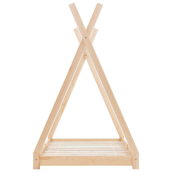 vidaXL Kids' Bed Frame Solid Pine Wood 70 x 140 cm