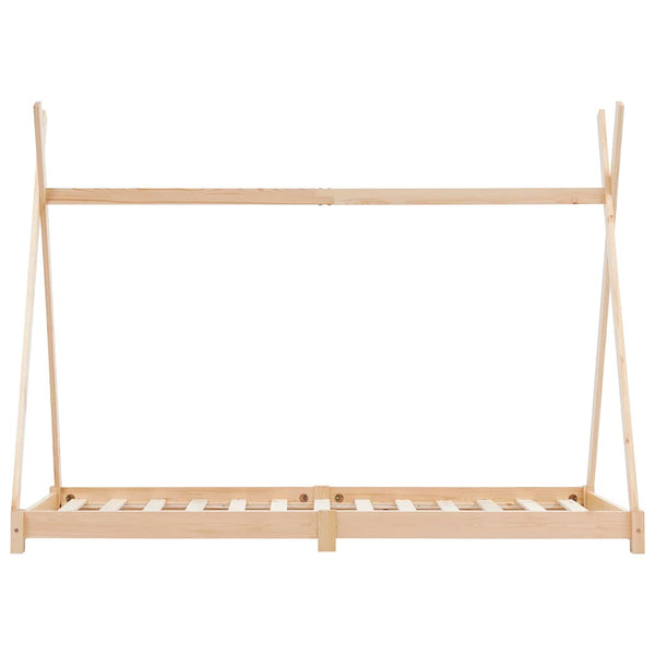 vidaXL Kids Bed Frame Solid Pine Wood 80 x 160 cm