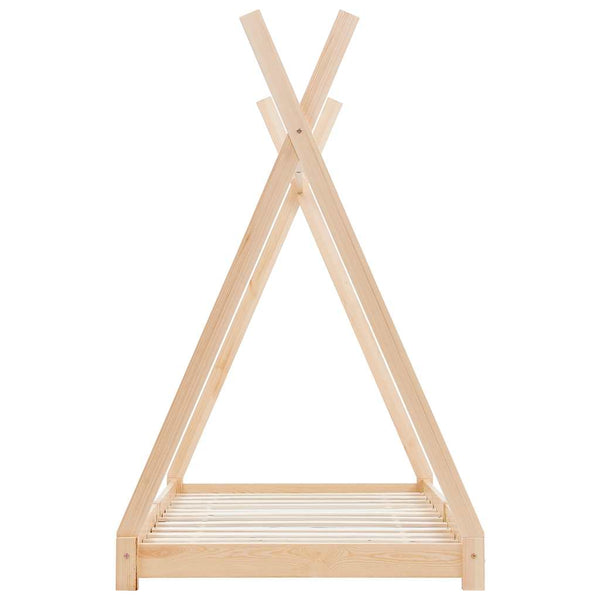 vidaXL Kids Bed Frame Solid Pine Wood 80 x 160 cm