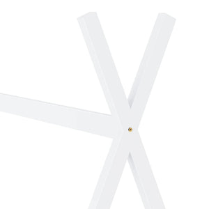 vidaXL Kids' Bed Frame White Solid Pine Wood 80 x 160 cm