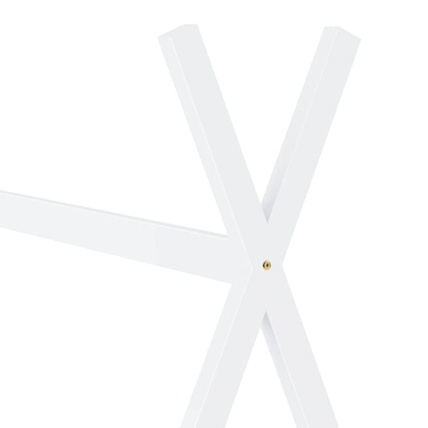 vidaXL Kids' Bed Frame White Solid Pine Wood 80 x 160 cm