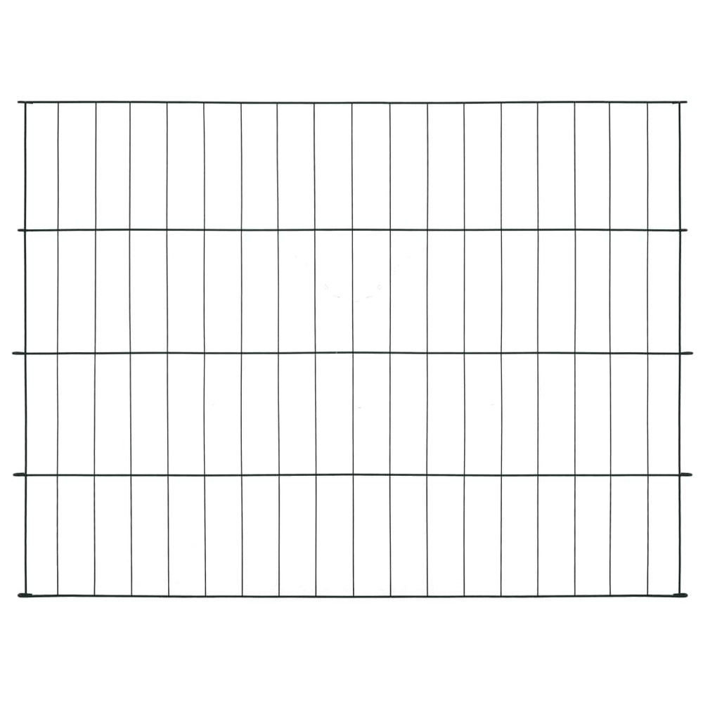 vidaXL Garden Fence Set 115x79 cm Green
