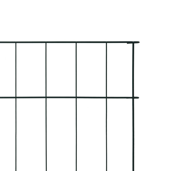 vidaXL Garden Fence Panel Set 99.6x79.8 cm Green