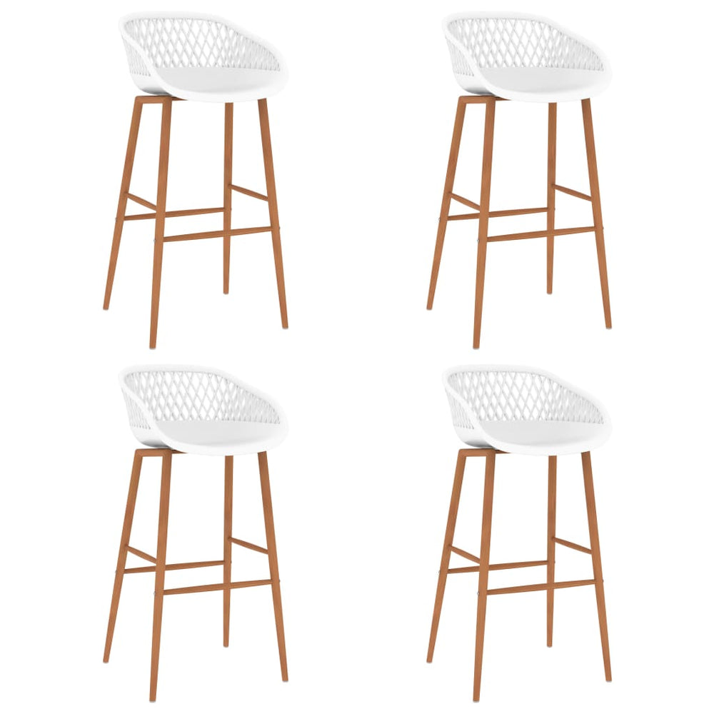 vidaXL Bar Stools 4 pcs. White