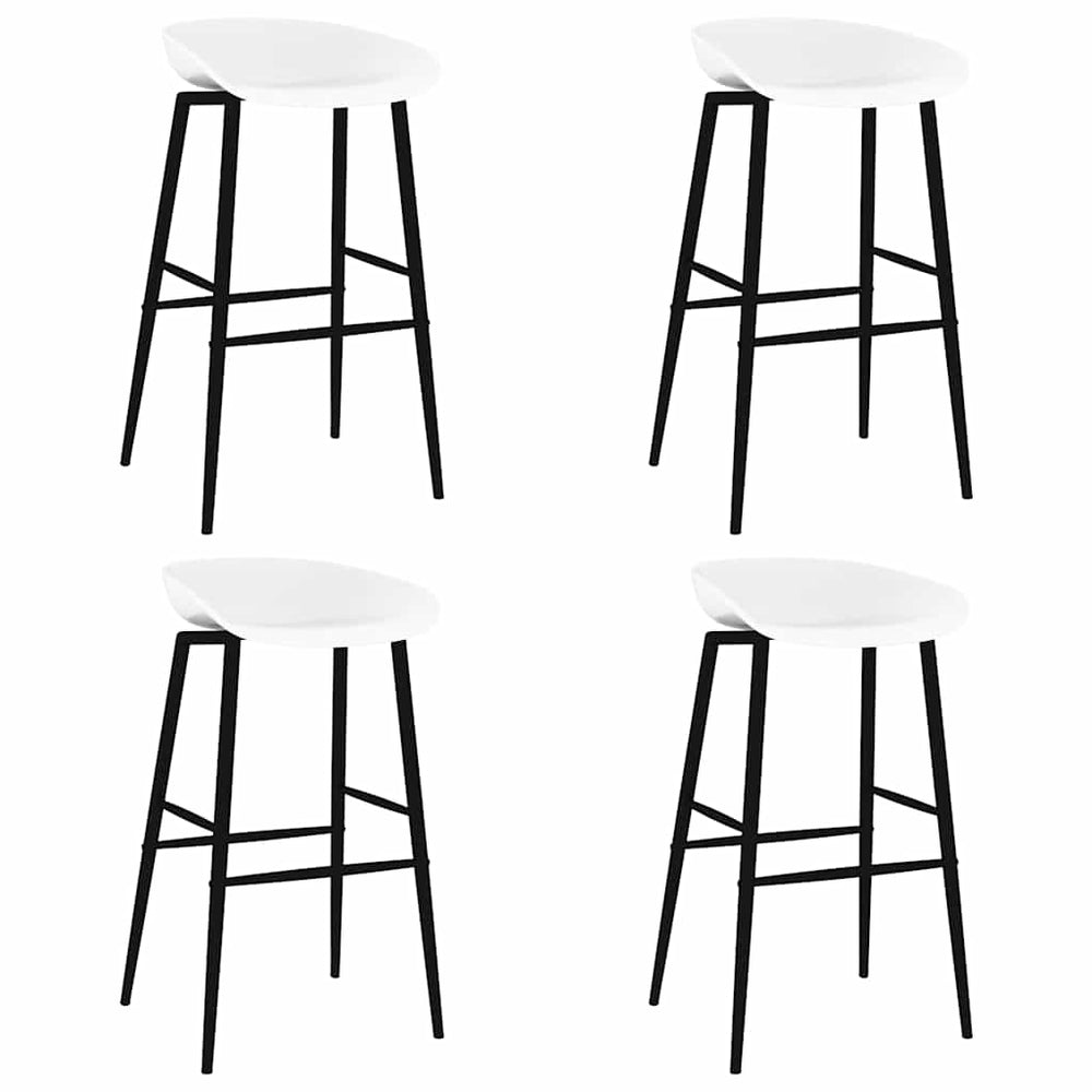 vidaXL Bar Stools 4 pcs. White