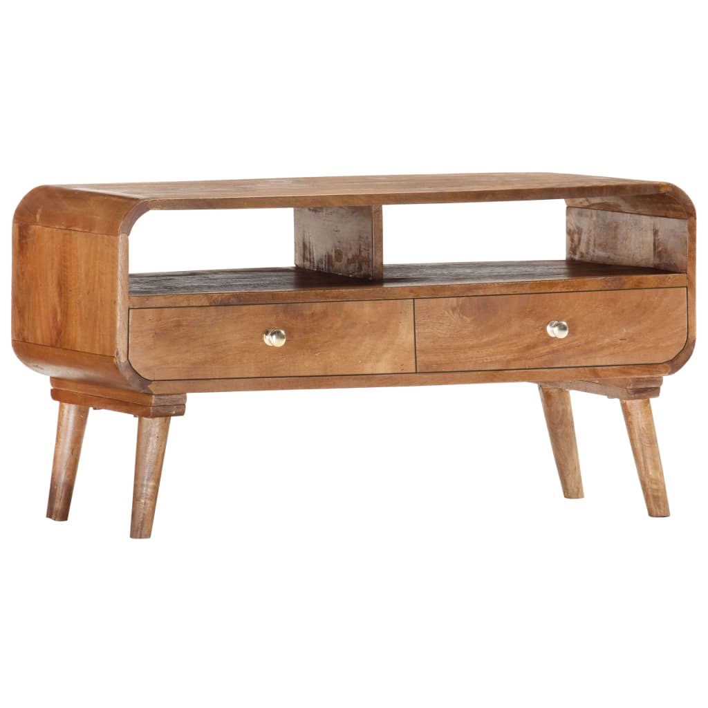 vidaXL TV Cabinet 90 x 35 x 47 cm Solid Mango Wood