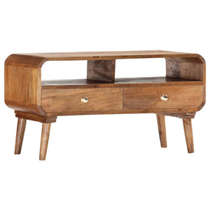 vidaXL TV Cabinet 90 x 35 x 47 cm Solid Mango Wood