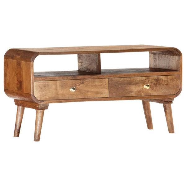 vidaXL TV Cabinet 90 x 35 x 47 cm Solid Mango Wood
