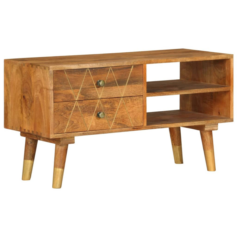 vidaXL TV cabinet 85 x 35 x 47 cm solid mango wood