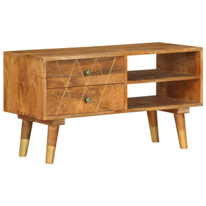 vidaXL TV cabinet 85 x 35 x 47 cm solid mango wood
