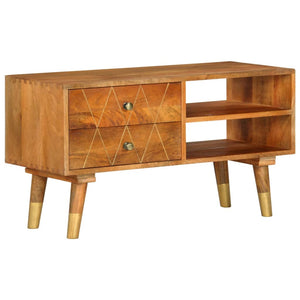 vidaXL TV cabinet 85 x 35 x 47 cm solid mango wood