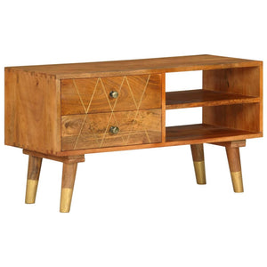 vidaXL TV cabinet 85 x 35 x 47 cm solid mango wood