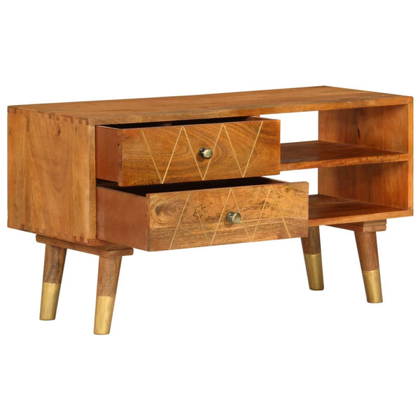 vidaXL TV cabinet 85 x 35 x 47 cm solid mango wood