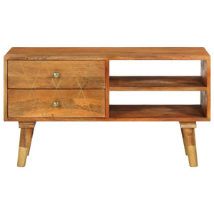 vidaXL TV cabinet 85 x 35 x 47 cm solid mango wood