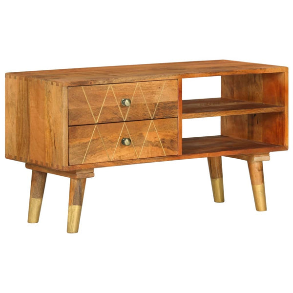 vidaXL TV cabinet 85 x 35 x 47 cm solid mango wood