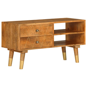 vidaXL TV cabinet 85 x 35 x 47 cm solid mango wood