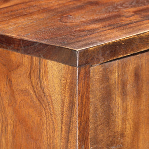 vidaXL Highboard 80 x 30 x 100 cm Solid Acacia Wood