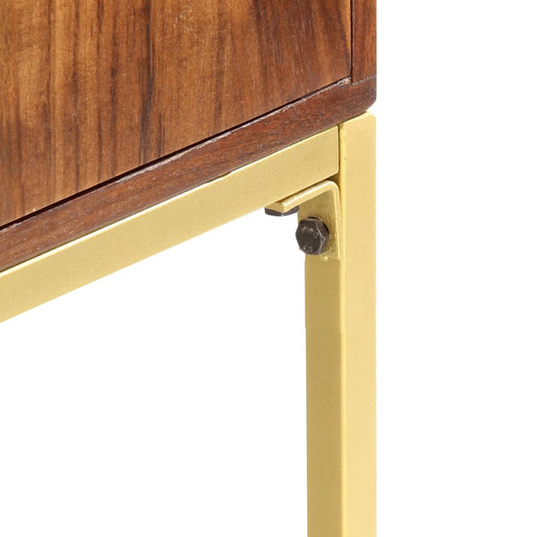 vidaXL Highboard 80 x 30 x 100 cm Solid Acacia Wood