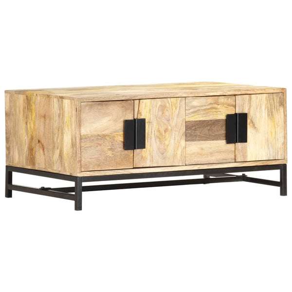 vidaXL Coffee Table 90 x 55 x 40 cm Solid Mango Wood