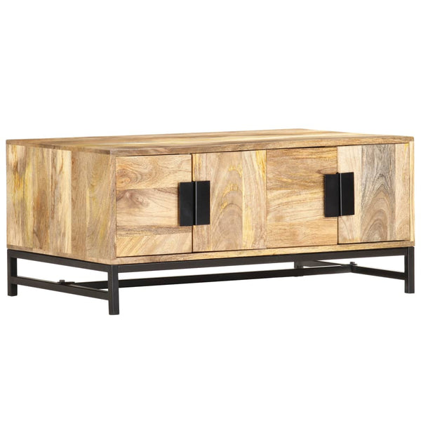 vidaXL Coffee Table 90 x 55 x 40 cm Solid Mango Wood