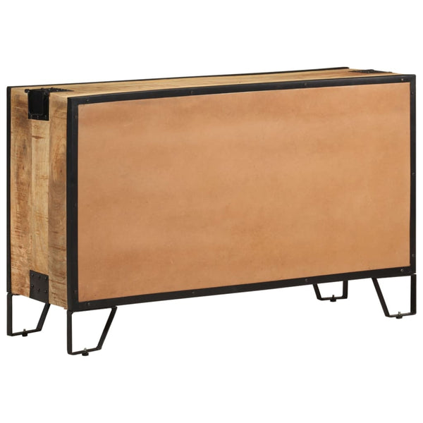 vidaXL Sideboard 100x31x60 cm Rough Solid Mango Wood