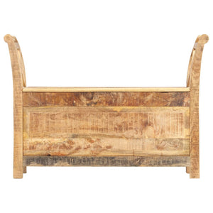 vidaXL Hallway Bench 103 x 33 x 72 cm Solid Mango Wood