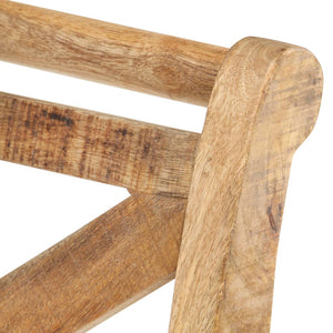vidaXL Hallway Bench 103 x 33 x 72 cm Solid Mango Wood