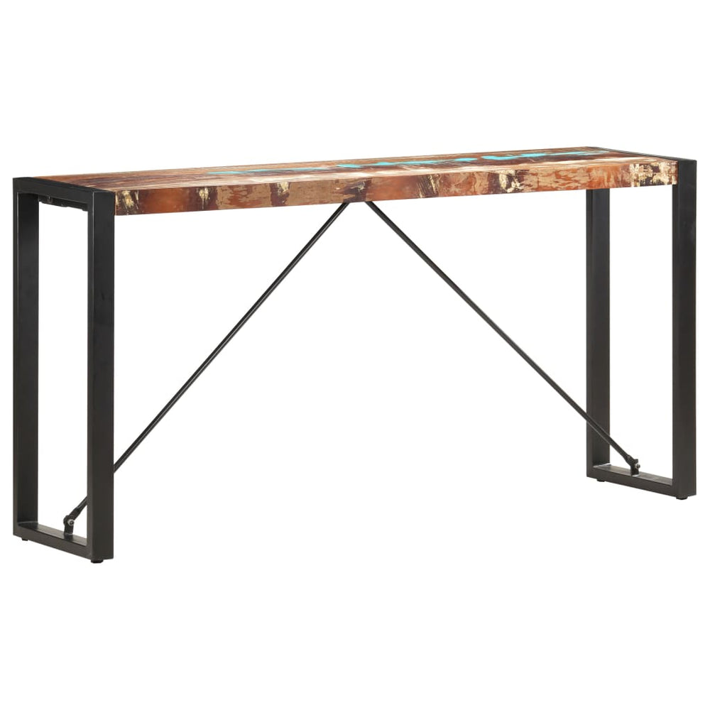 vidaXL Console Table 150 x 35 x 76 cm Solid Reclaimed Wood