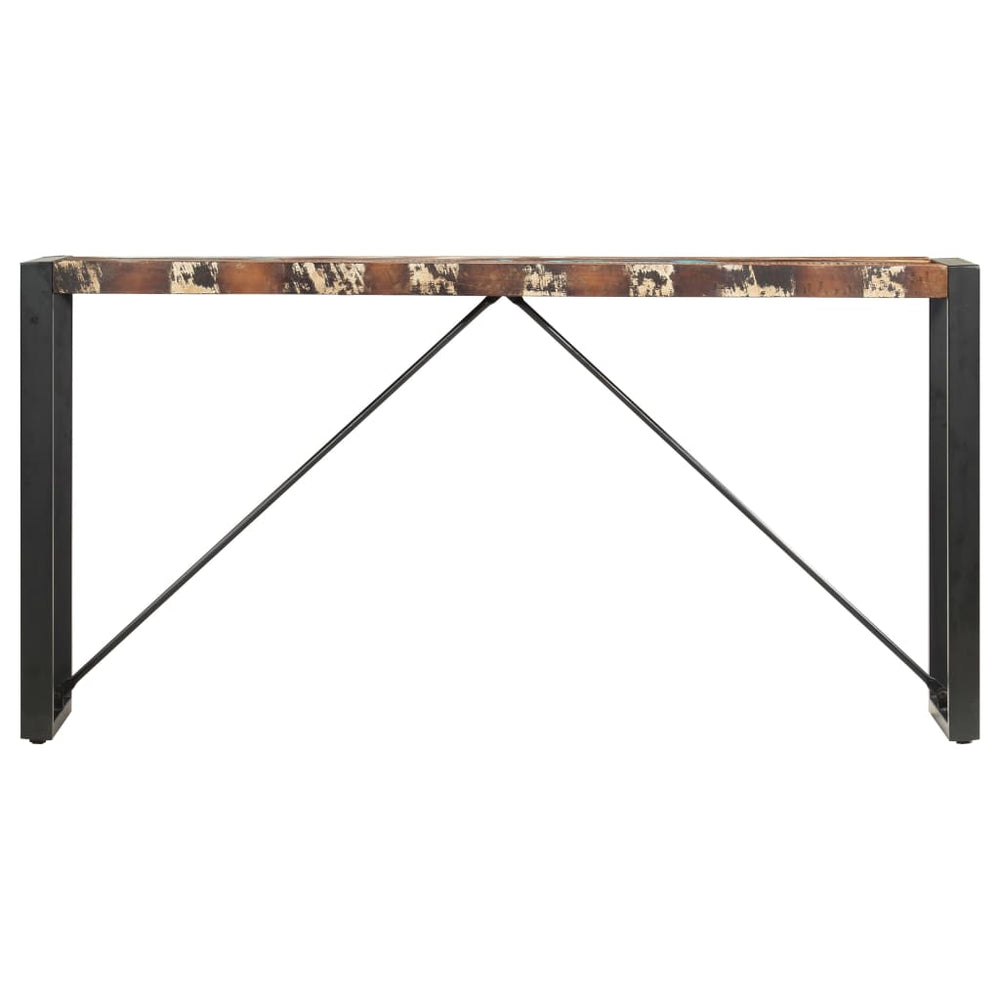 vidaXL Console Table 150 x 35 x 76 cm Solid Reclaimed Wood