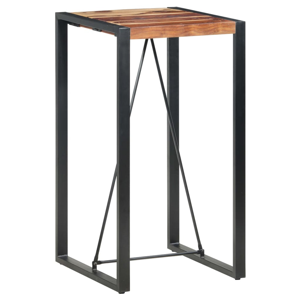 vidaXL Bar Table 60 x 60 x 110 cm Solid Acacia Wood