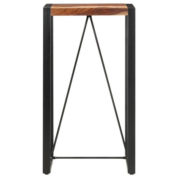 vidaXL Bar Table 60 x 60 x 110 cm Solid Acacia Wood