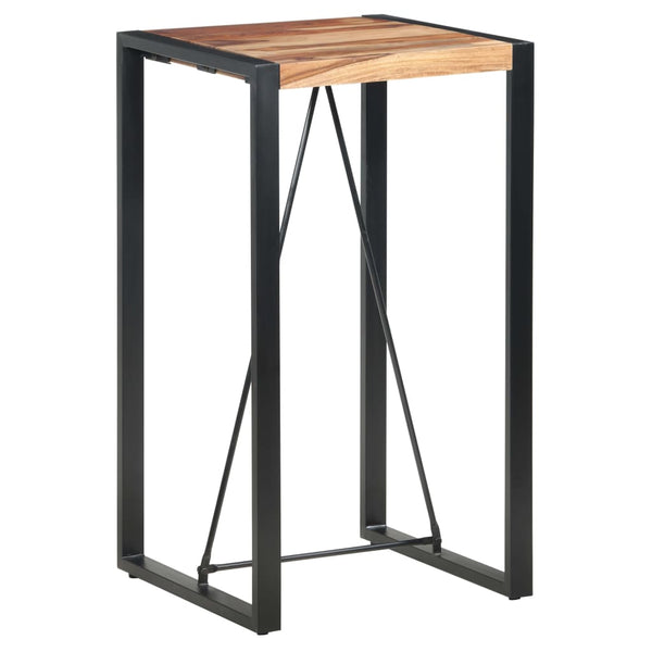 vidaXL Bar Table 60 x 60 x 110 cm Solid Acacia Wood