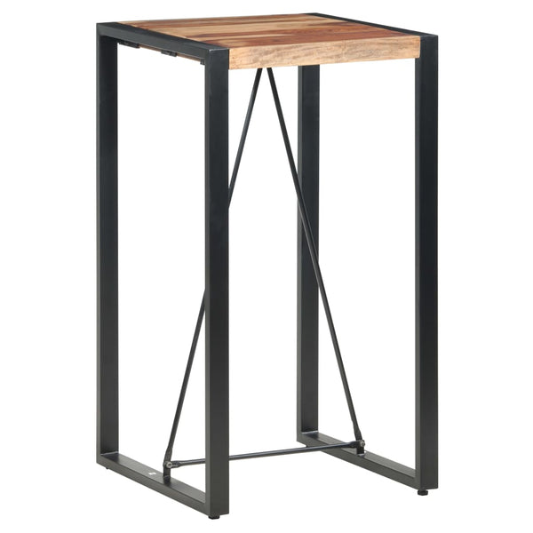 vidaXL Bar Table 60 x 60 x 110 cm Solid Acacia Wood