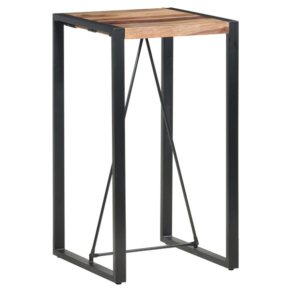 vidaXL Bar Table 60 x 60 x 110 cm Solid Acacia Wood