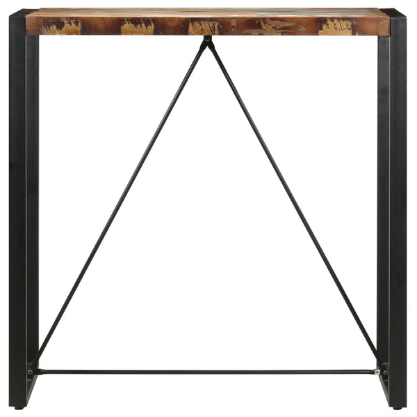 vidaXL Bar Table 110 x 60 x 110 cm Solid Reclaimed Wood