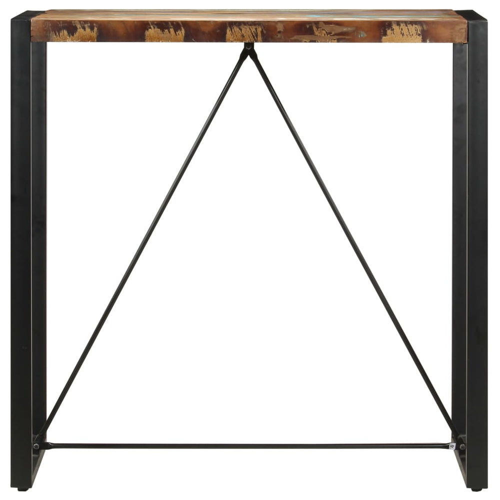 vidaXL Bar Table 110 x 60 x 110 cm Solid Reclaimed Wood