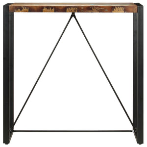 vidaXL Bar Table 110 x 60 x 110 cm Solid Reclaimed Wood