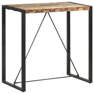 vidaXL Bar Table 110 x 60 x 110 cm Solid Reclaimed Wood