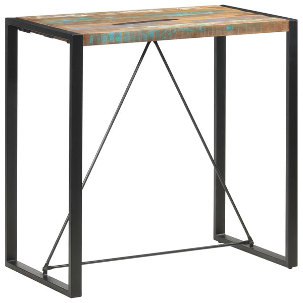 vidaXL Bar Table 110 x 60 x 110 cm Solid Reclaimed Wood