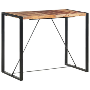 vidaXL Bar Table 140 x 70 x 110 cm Solid Acacia Wood