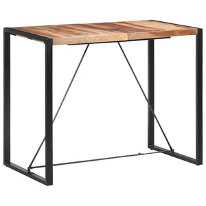 vidaXL Bar Table 140 x 70 x 110 cm Solid Acacia Wood
