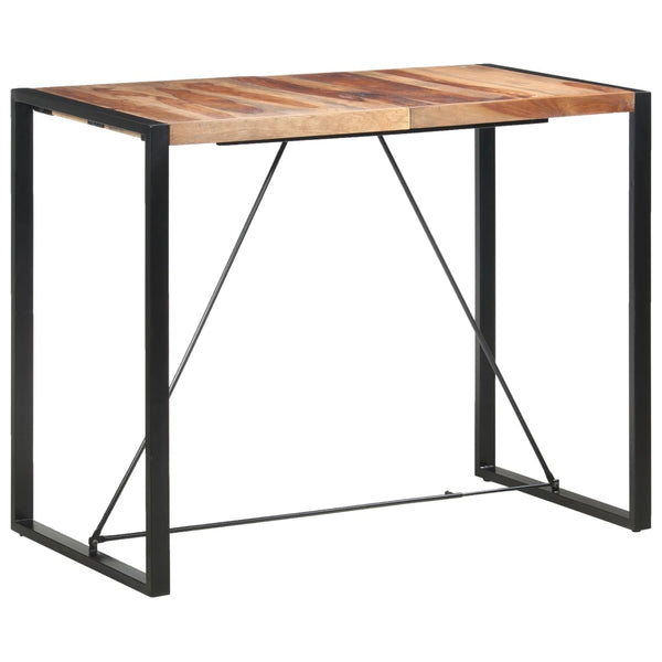 vidaXL Bar Table 140 x 70 x 110 cm Solid Acacia Wood