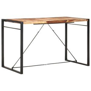 vidaXL Bar Table 180 x 90 x 110 cm Solid Acacia Wood