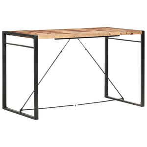 vidaXL Bar Table 180 x 90 x 110 cm Solid Acacia Wood