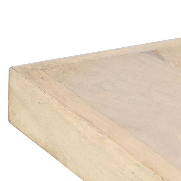 vidaXL Dining Table 180 x 90 x 76 cm Solid Bleached Mango Wood