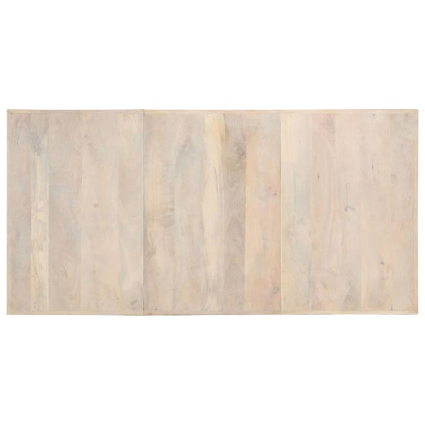 vidaXL Dining Table 180 x 90 x 76 cm Solid Bleached Mango Wood