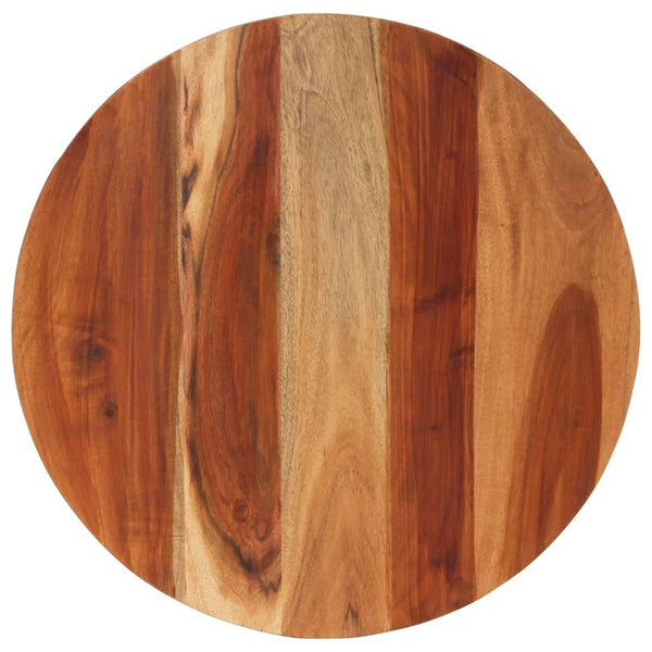 vidaXL Tabletop Solid Rosewood Round 15-16 mm 60 cm