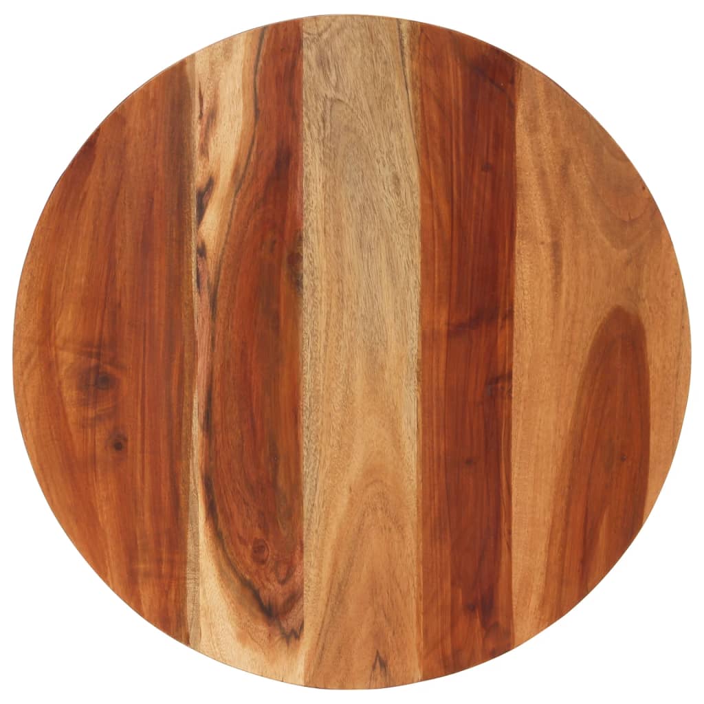vidaXL Tabletop Solid Rosewood Round 15-16 mm 60 cm