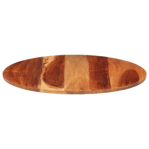 vidaXL Tabletop Solid Rosewood Round 15-16 mm 60 cm
